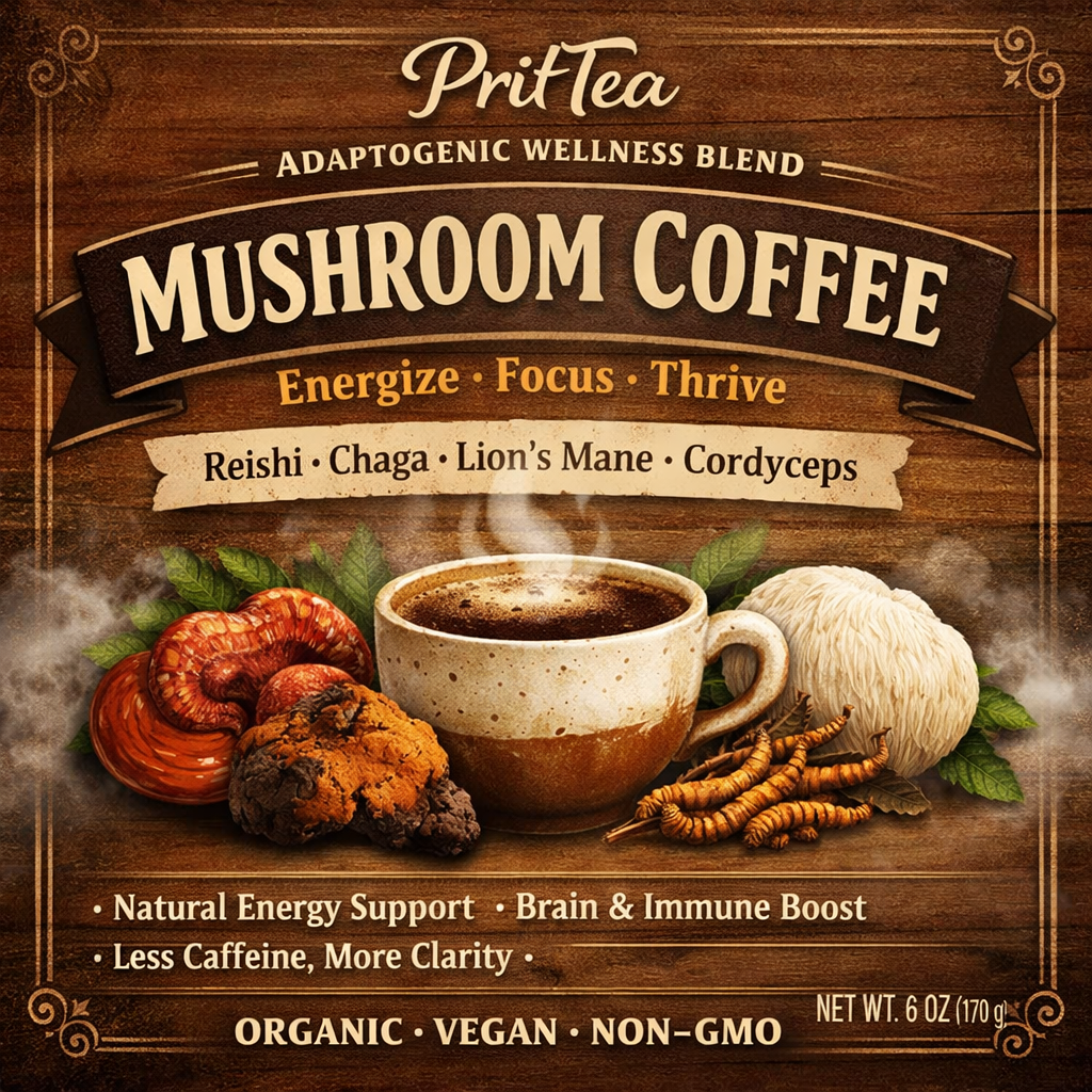 Adaptogen Focus 6 Blend Mushroom Coffee
