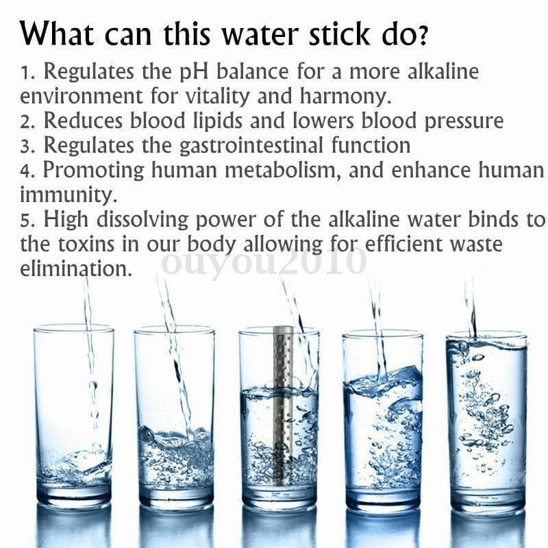 3 Pack - Alkaline Ionizer Hydrogen Water Stick w/ Protective Case (3 for the price of 1)